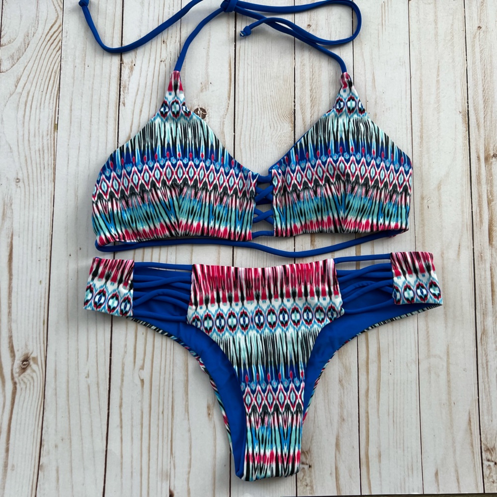 Take me to Rio Blue Brazilian Bikini